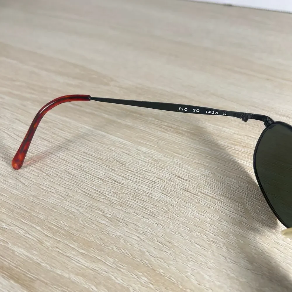 Vintage Eddie Bauer PIO SQ 1426 G Sunglasses Brushed Gold Excellent Condition